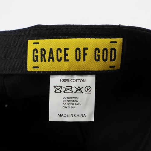 GH03- Black Diamond Baseball Cap with Black GOG Logo - Image 5