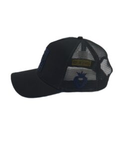 Alternative view of GH02- Black Classic Baseball Cap with Blue GOG Logo