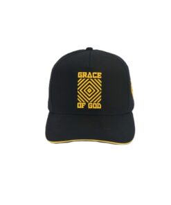 GH04- Black Diamond Baseball Cap with Yellow GOG Logo