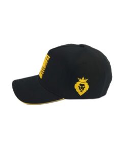 Alternative view of GH04- Black Diamond Baseball Cap with Yellow GOG Logo