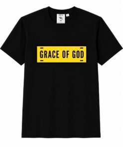 Black Grace of God licence plate